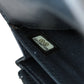 CHANEL Long Wallet Purse Grained Calfskin Skin black COCO Mark SilverMetal