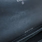 CHANEL Long Wallet Purse Grained Calfskin Skin black COCO Mark SilverMetal