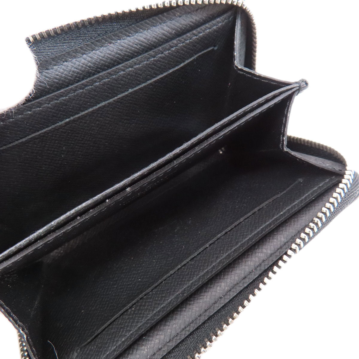 LOUIS VUITTON Coin case N63076 Damier canvas black Zippy Coin Purse Damier Graphite