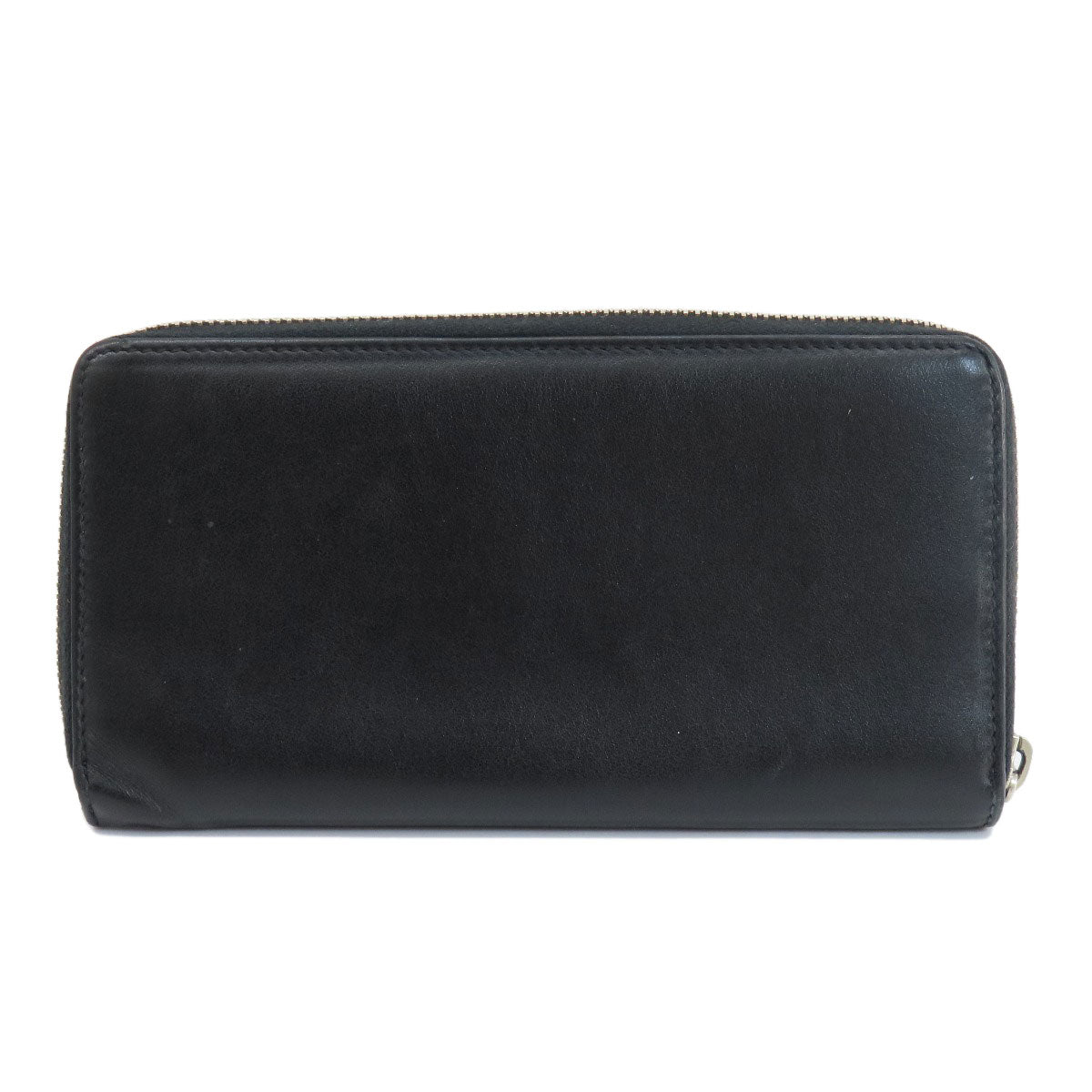 GUCCI Long Wallet Purse 597677 leather black Embryoidery Women(Unisex) Used Authentic