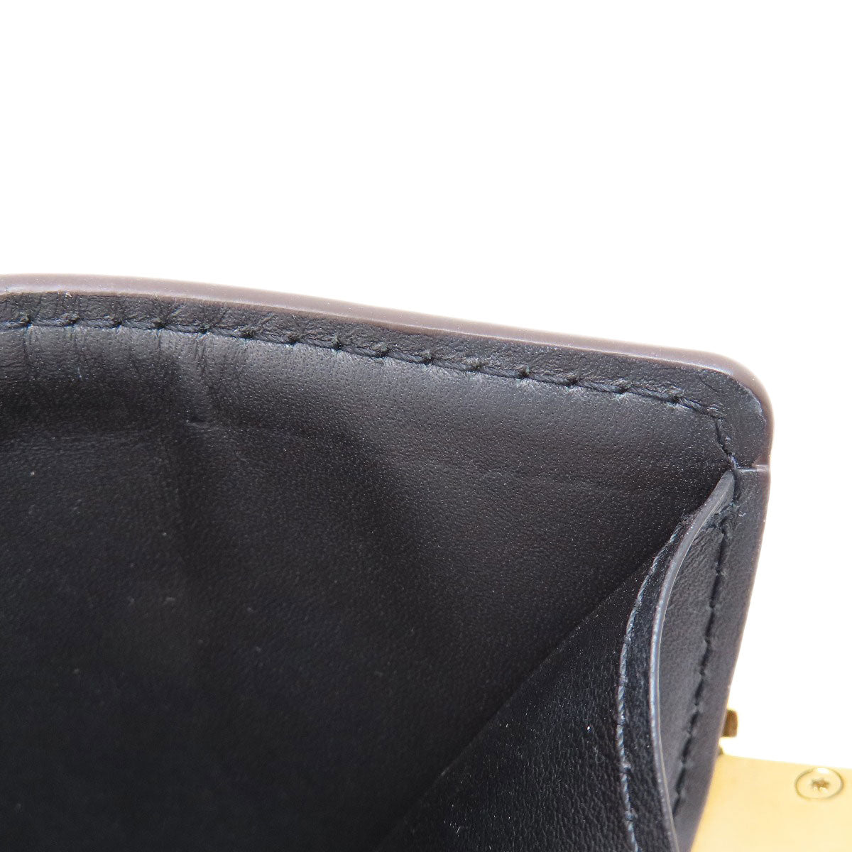 LOUIS VUITTON Bifold Wallet M68725 Monogram reverse Brown Portefeuille Daufine Compact