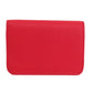 BALENCIAGA Bifold Wallet 601387 leather Red BB logo compact wallet Women Used Authentic