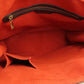 LOUIS VUITTON Tote Bag N51128 Damier canvas Brown Uzes Damier Ebene Women Used Authentic