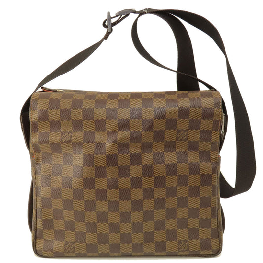 LOUIS VUITTON Shoulder Bag N45255 Damier canvas Brown Naviglio Damier Ebene Women Used Authentic