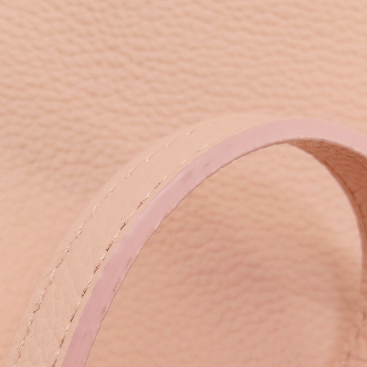 BURBERRY Shoulder Bag leather pink Bucket Bag 2WAY Women Used Authentic