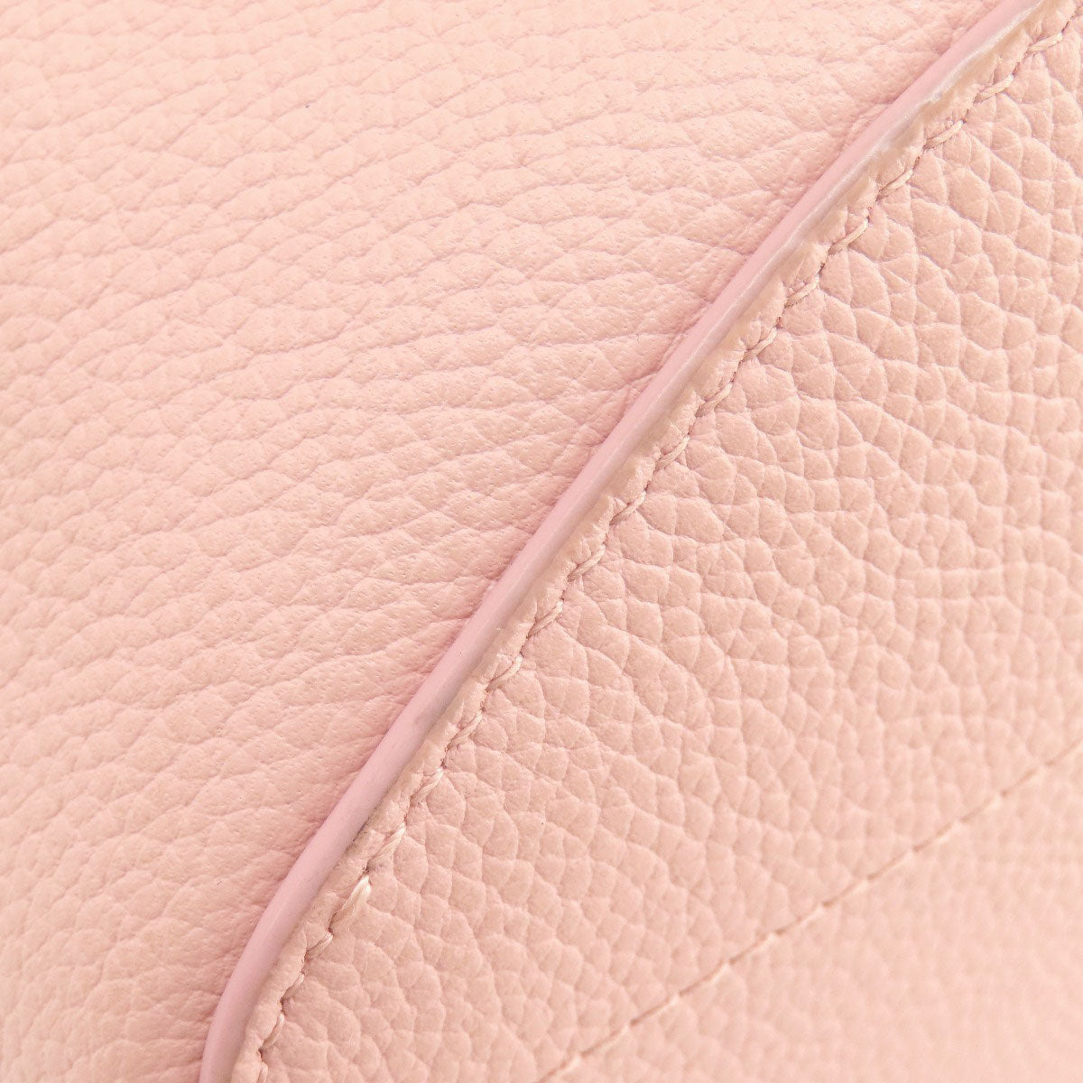 BURBERRY Shoulder Bag leather pink Bucket Bag 2WAY Women Used Authentic