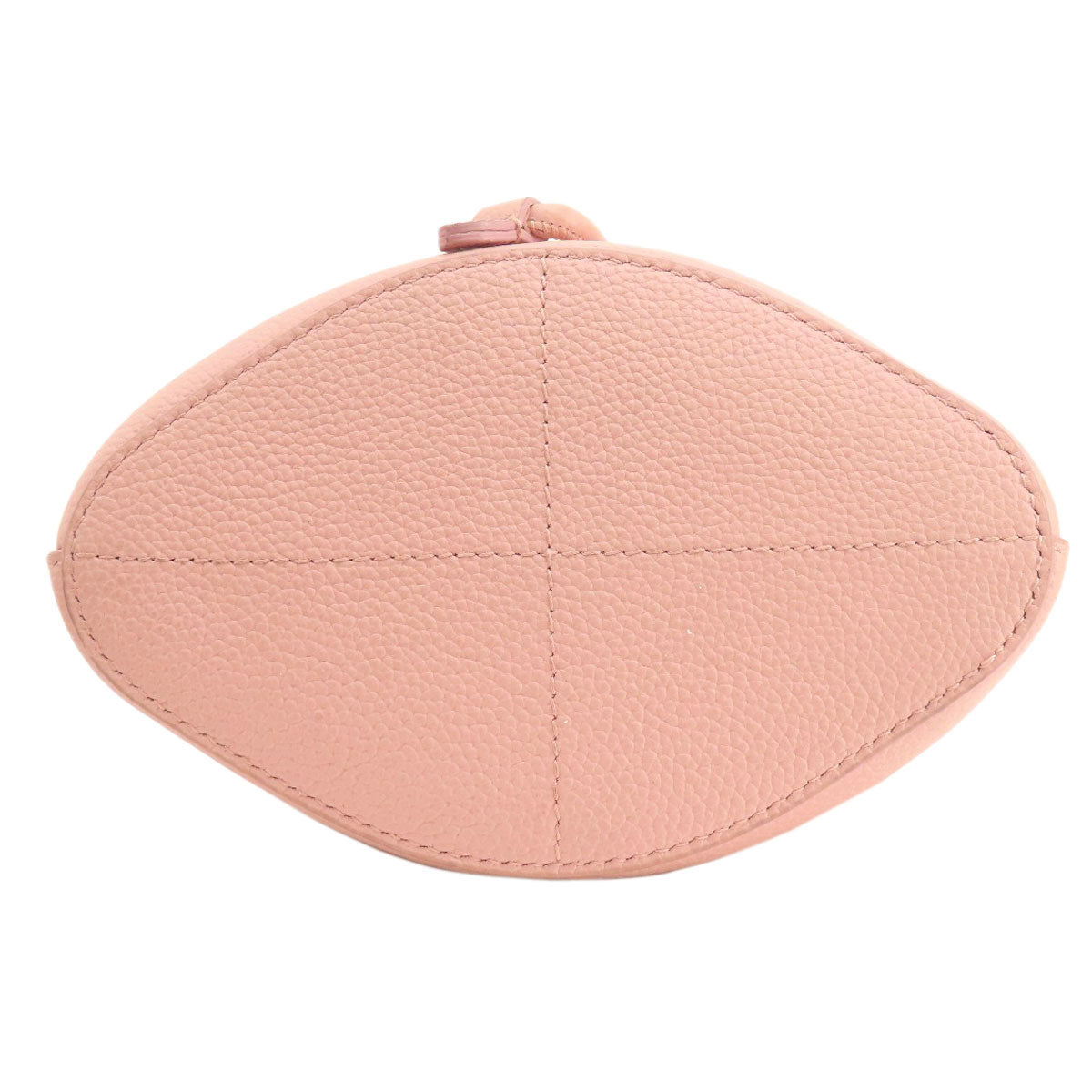 BURBERRY Shoulder Bag leather pink Bucket Bag 2WAY Women Used Authentic
