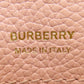 BURBERRY Shoulder Bag leather pink Bucket Bag 2WAY Women Used Authentic