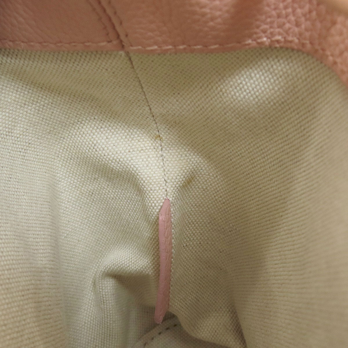 BURBERRY Shoulder Bag leather pink Bucket Bag 2WAY Women Used Authentic