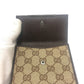 GUCCI Folded wallet 112664 GG canvas / leather beige GG logo