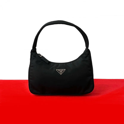 PRADA Handbag Nylon black