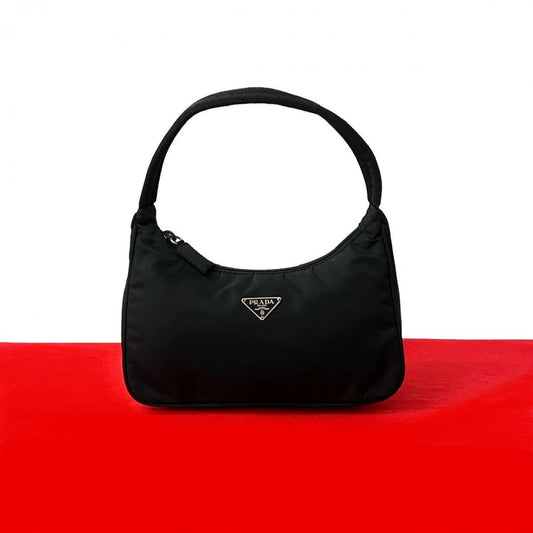 PRADA Handbag Nylon black