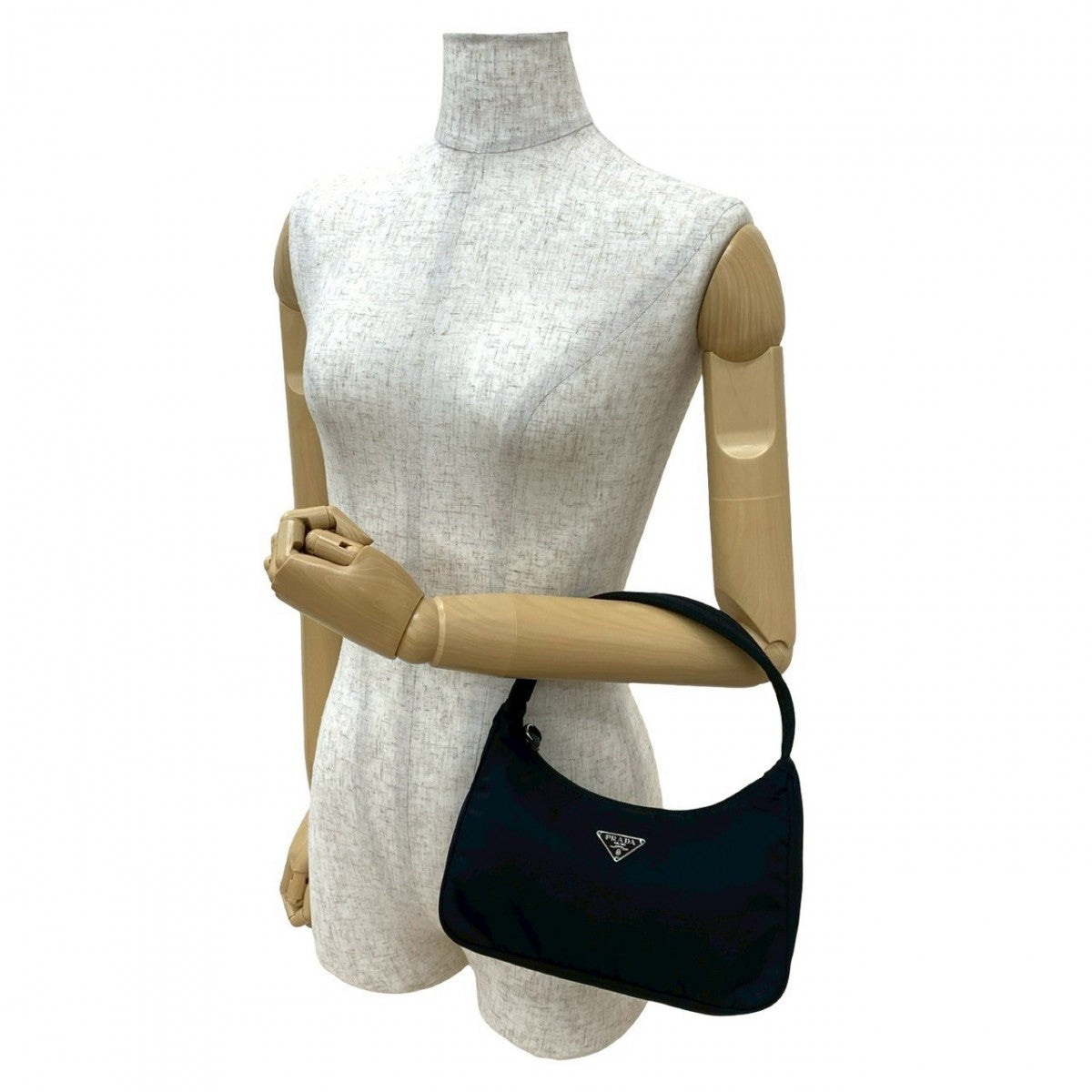 PRADA Handbag Nylon black