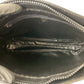 GUCCI Shoulder Bag leather black G logo Metal Sherry line Women Used Authentic