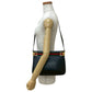 GUCCI Shoulder Bag leather black G logo Metal Sherry line Women Used Authentic