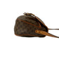 CELINE Shoulder Bag Leather, PVC Brown Macadam Blason Triomphe Pattern Women Used Authentic