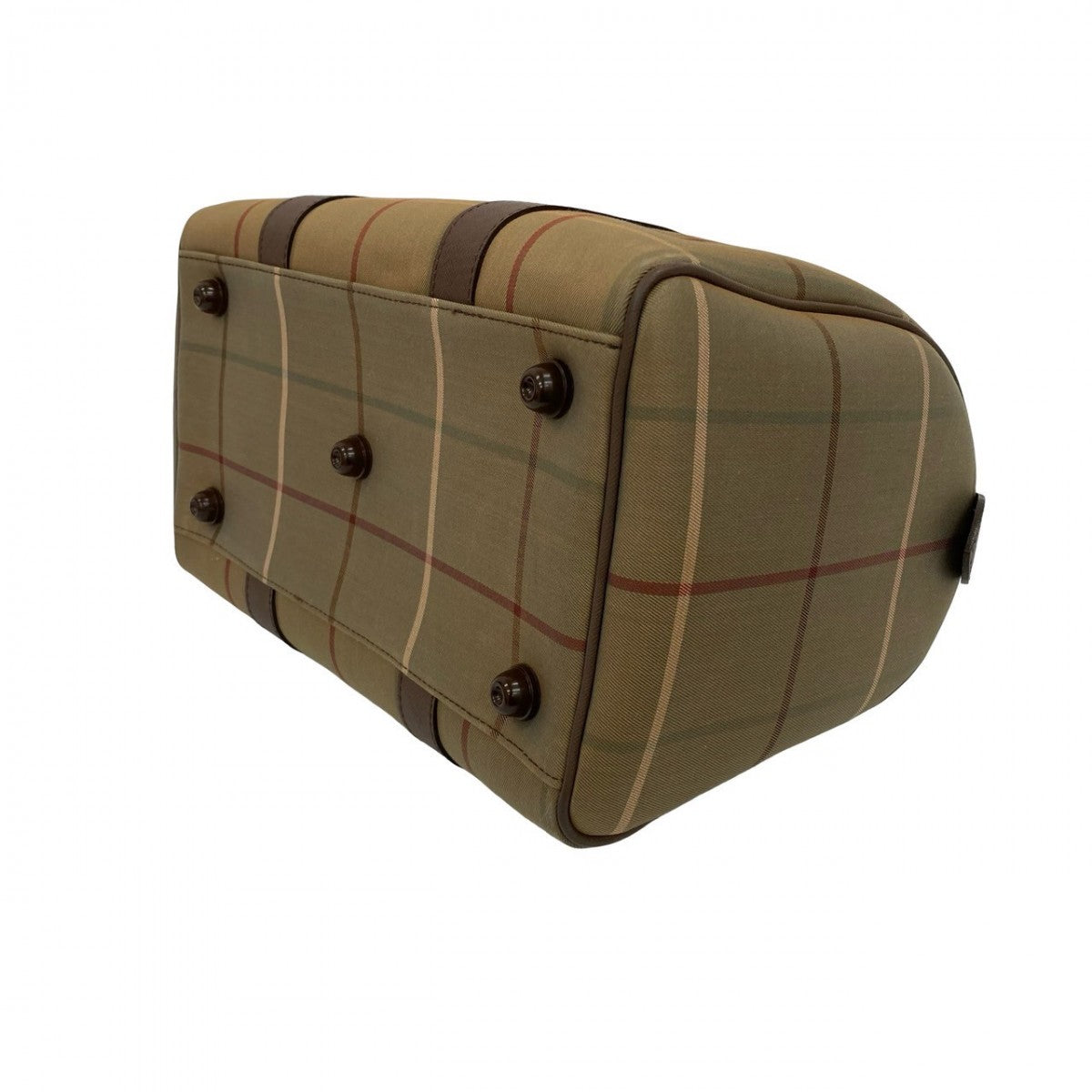 BURBERRY Handbag Canvas, Leather Brown Shadow Horse logo Nova Check Pattern Women Used Authentic