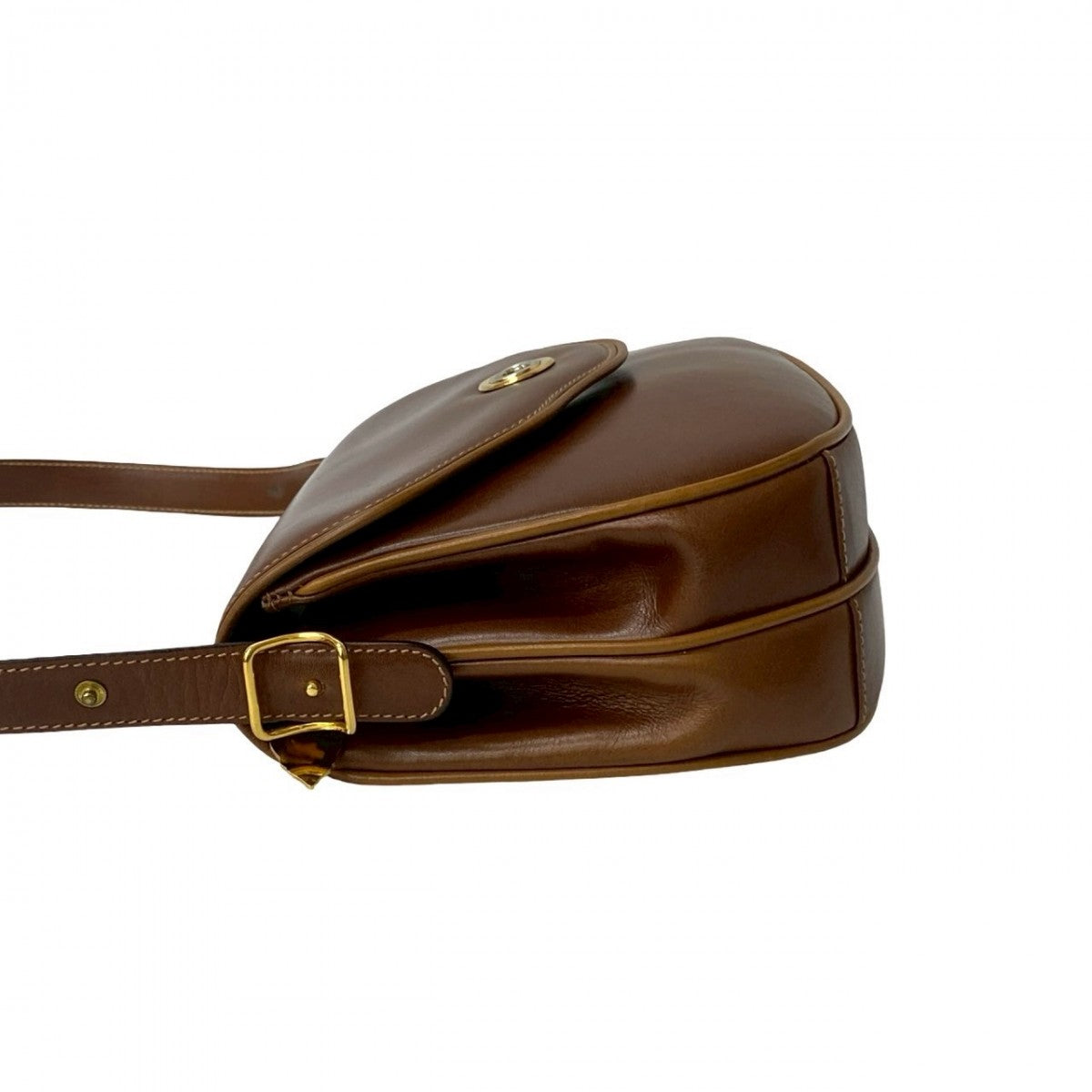 GUCCI Shoulder Bag leather Brown