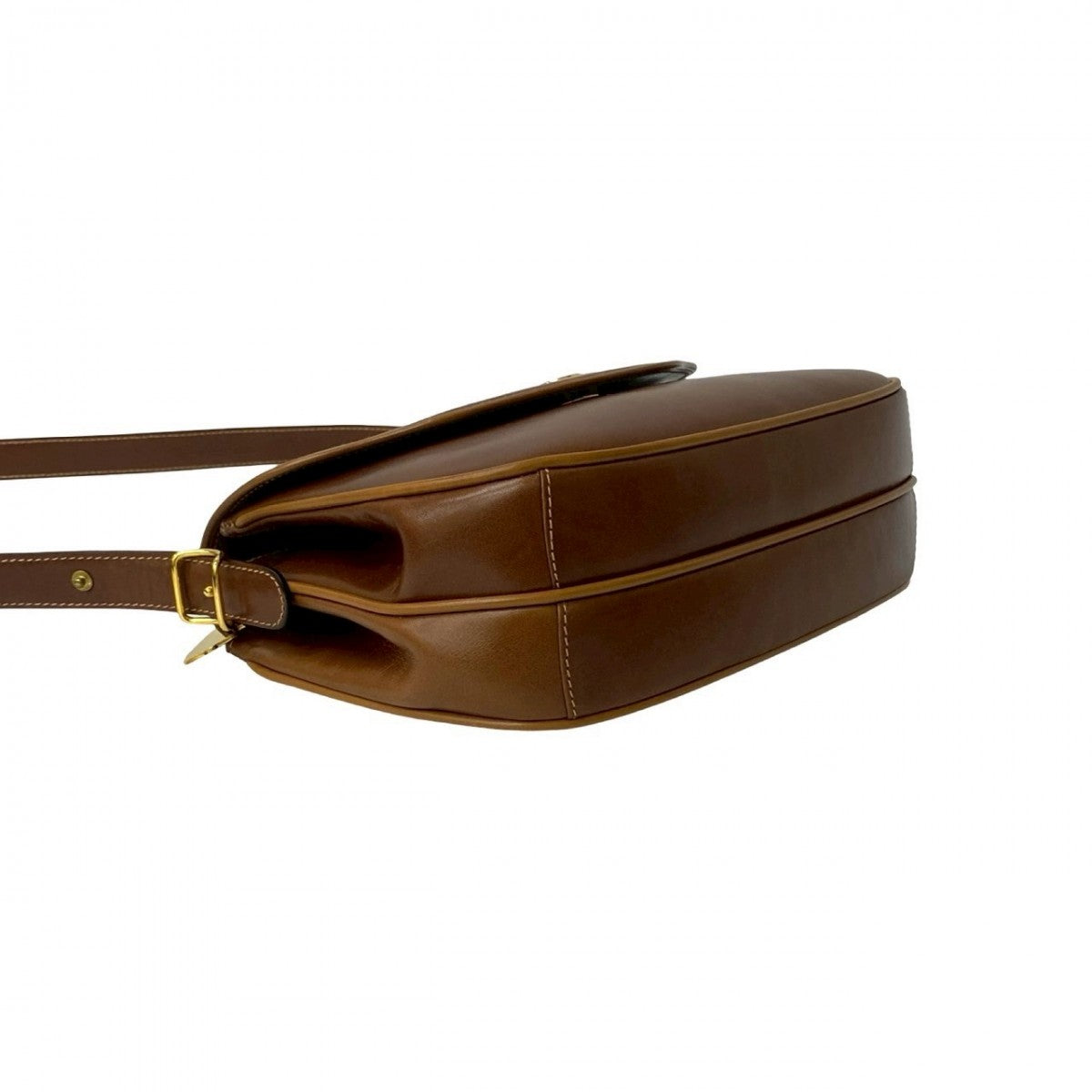 GUCCI Shoulder Bag leather Brown