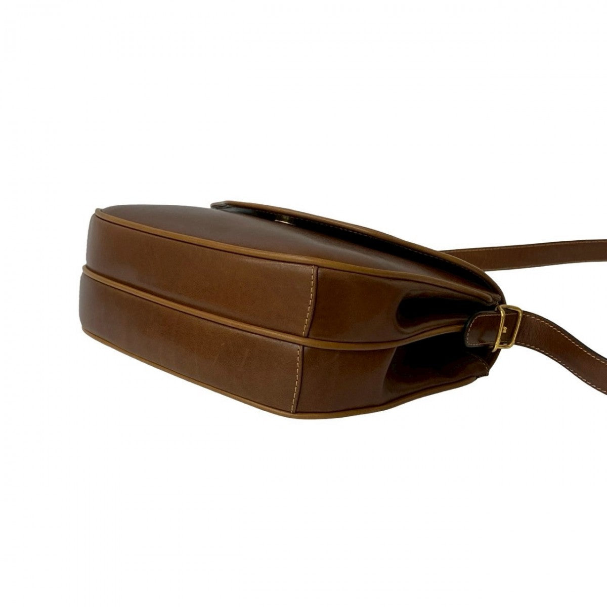 GUCCI Shoulder Bag leather Brown