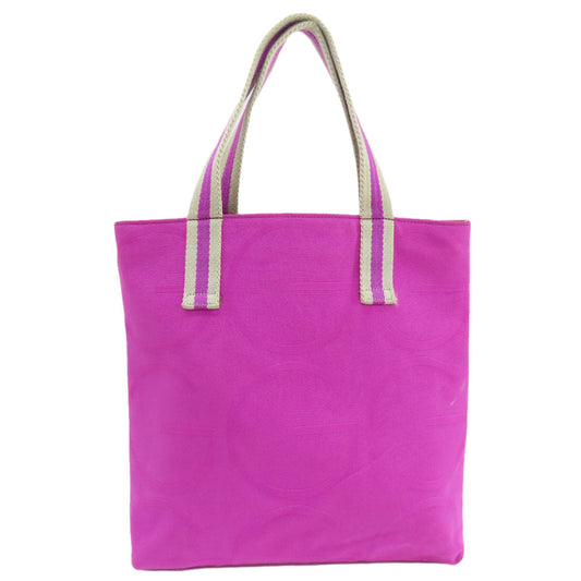 GUCCI Tote Bag 140691 canvas pink Big G Women Used Authentic