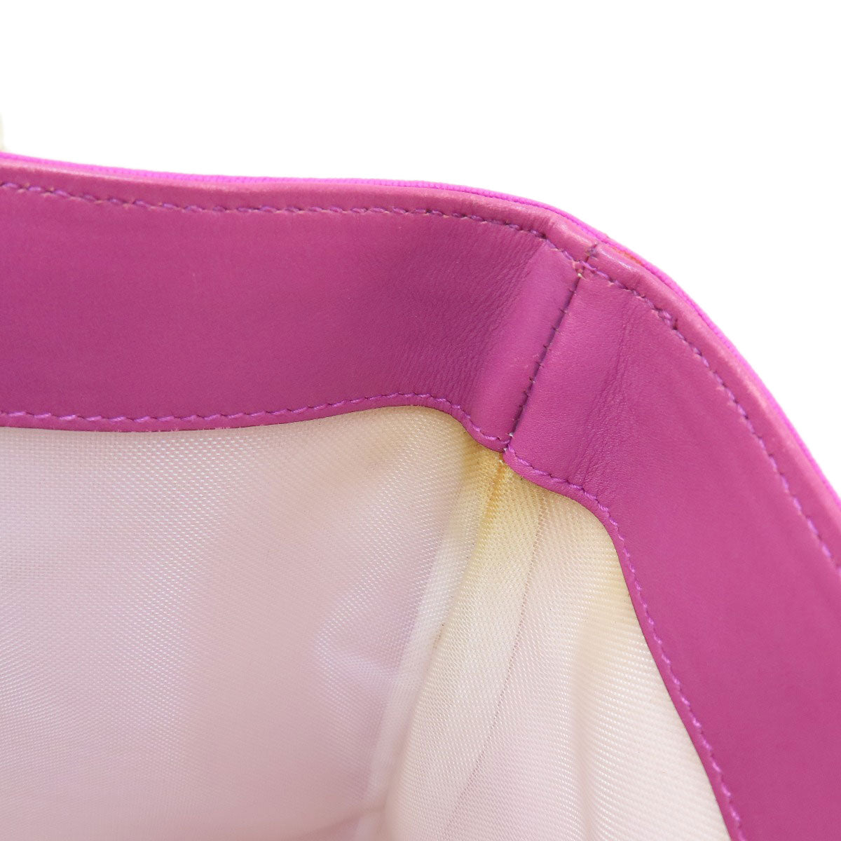 GUCCI Tote Bag 140691 canvas pink Big G Women Used Authentic