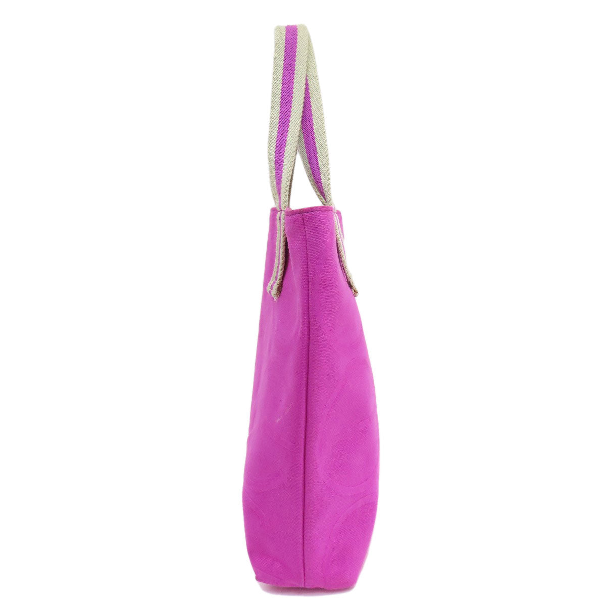 GUCCI Tote Bag 140691 canvas pink Big G Women Used Authentic