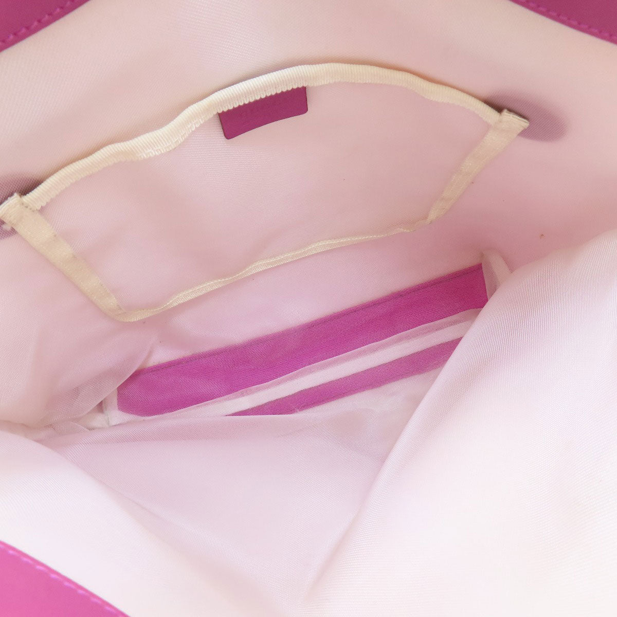 GUCCI Tote Bag 140691 canvas pink Big G Women Used Authentic