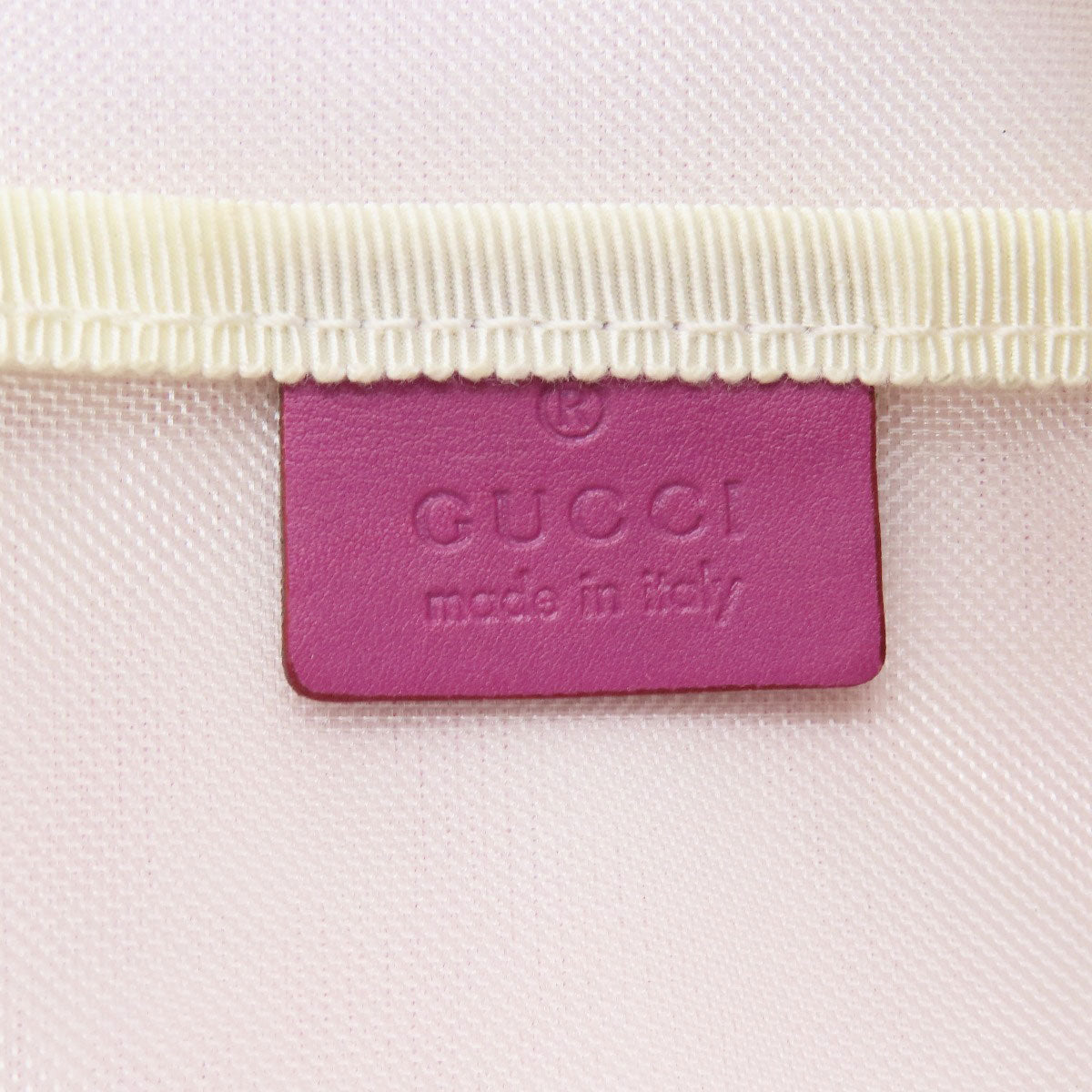 GUCCI Tote Bag 140691 canvas pink Big G Women Used Authentic