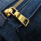 PRADA Tote Bag denim Navy Canapa Women Used Authentic