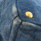 PRADA Tote Bag denim Navy Canapa Women Used Authentic