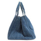 PRADA Tote Bag denim Navy Canapa Women Used Authentic