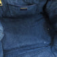 PRADA Tote Bag denim Navy Canapa Women Used Authentic