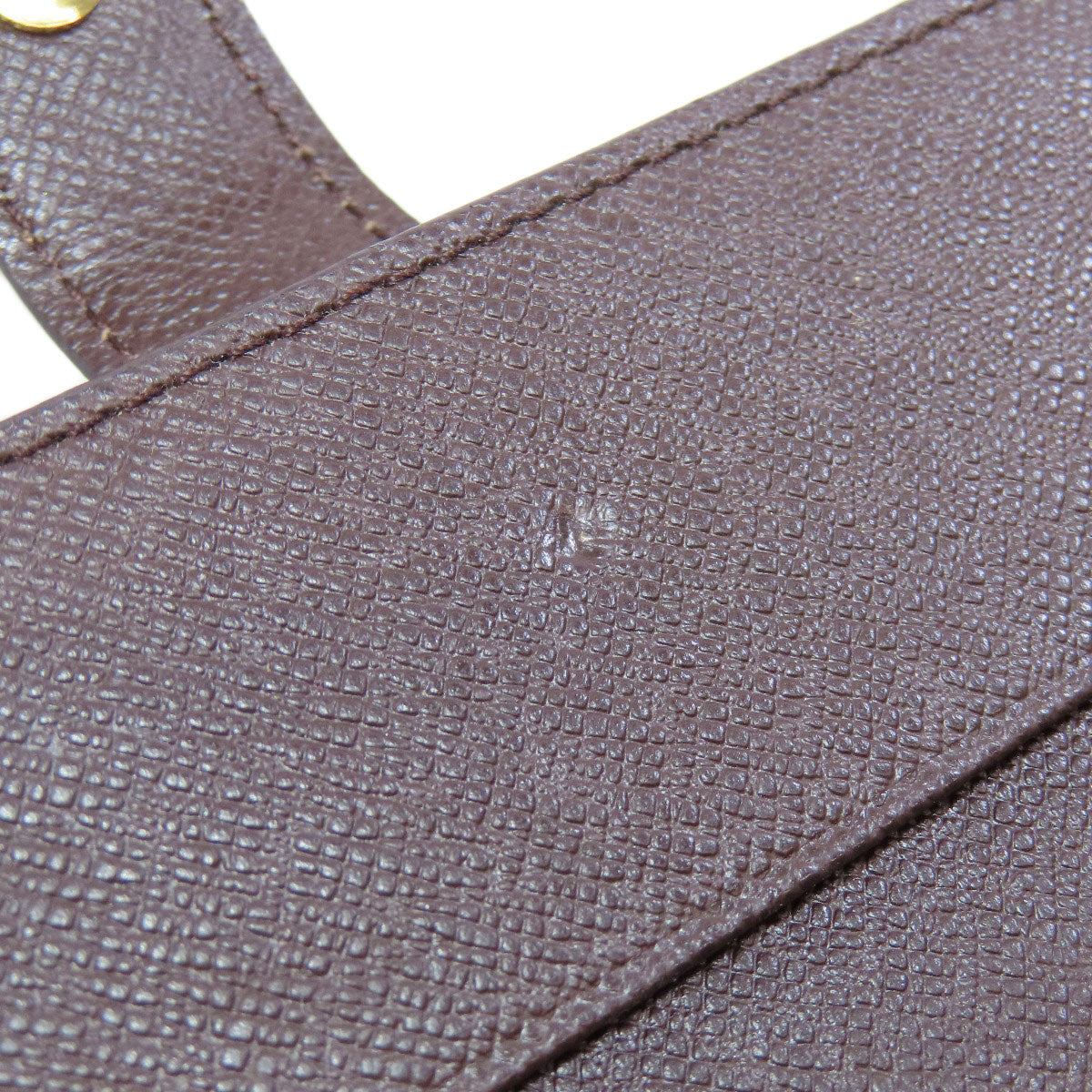 LOUIS VUITTON Bifold Wallet M61668 Damier canvas Brown Compact zip