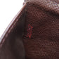 LOUIS VUITTON Bifold Wallet M61668 Damier canvas Brown Compact zip