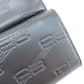 BALENCIAGA Bifold Wallet 717790 leather black BB Monogram Mini Wallet mens(Unisex) Used Authentic