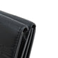 BALENCIAGA Bifold Wallet 717790 leather black BB Monogram Mini Wallet mens(Unisex) Used Authentic