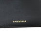 BALENCIAGA Bifold Wallet 717790 leather black BB Monogram Mini Wallet mens(Unisex) Used Authentic
