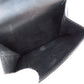 BALENCIAGA Bifold Wallet 717790 leather black BB Monogram Mini Wallet mens(Unisex) Used Authentic