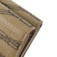BALENCIAGA Bifold Wallet 594312 leather Brown Tri-fold Wallet BB pattern mens(Unisex) Used Authentic