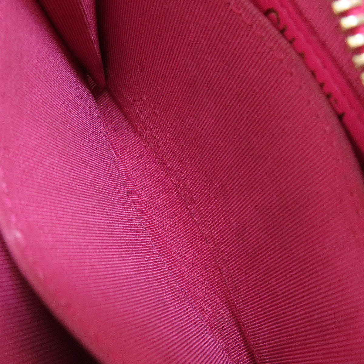 CHANEL Coin case lambskin pink Matrasse Women Used Authentic