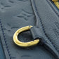 LOUIS VUITTON Clutch bag M93427 Ann Platt Navy Pettyant Women Used Authentic