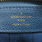 LOUIS VUITTON Clutch bag M93427 Ann Platt Navy Pettyant Women Used Authentic