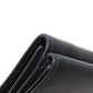 BALENCIAGA Bifold Wallet 558208 leather black logo Tri-fold Wallet mens Used Authentic