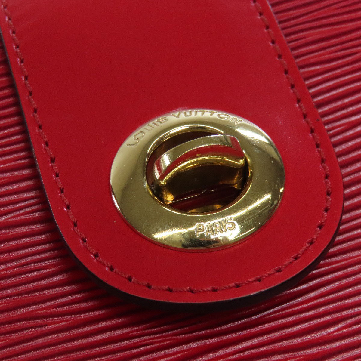 LOUIS VUITTON Shoulder Bag M52257 Epi Red Cluny Women Used Authentic