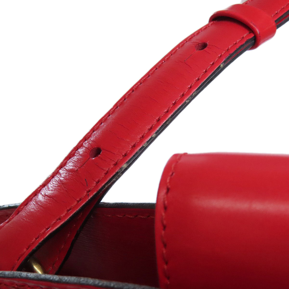 LOUIS VUITTON Shoulder Bag M52257 Epi Red Cluny Women Used Authentic