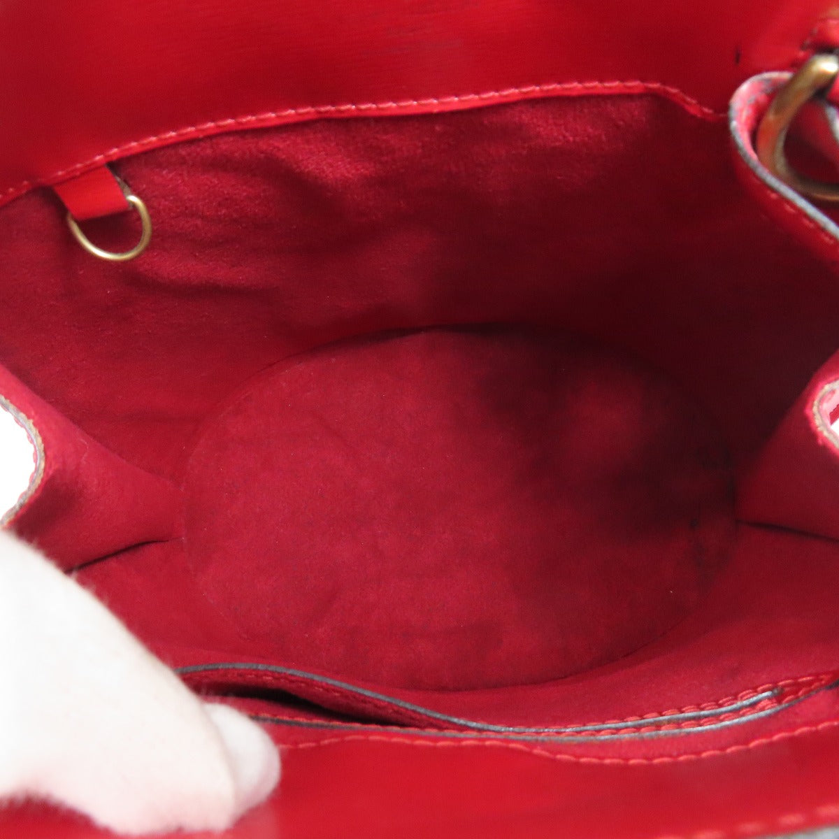 LOUIS VUITTON Shoulder Bag M52257 Epi Red Cluny Women Used Authentic