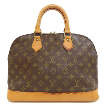 LOUIS VUITTON Handbag M51130 Monogram canvas Brown Alma Women Used Authentic