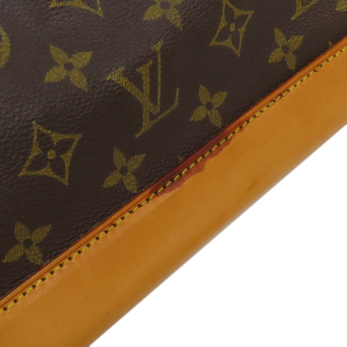 LOUIS VUITTON Handbag M51130 Monogram canvas Brown Alma Women Used Authentic