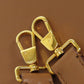 BURBERRY Handbag leather Brown 2WAY Women Used Authentic